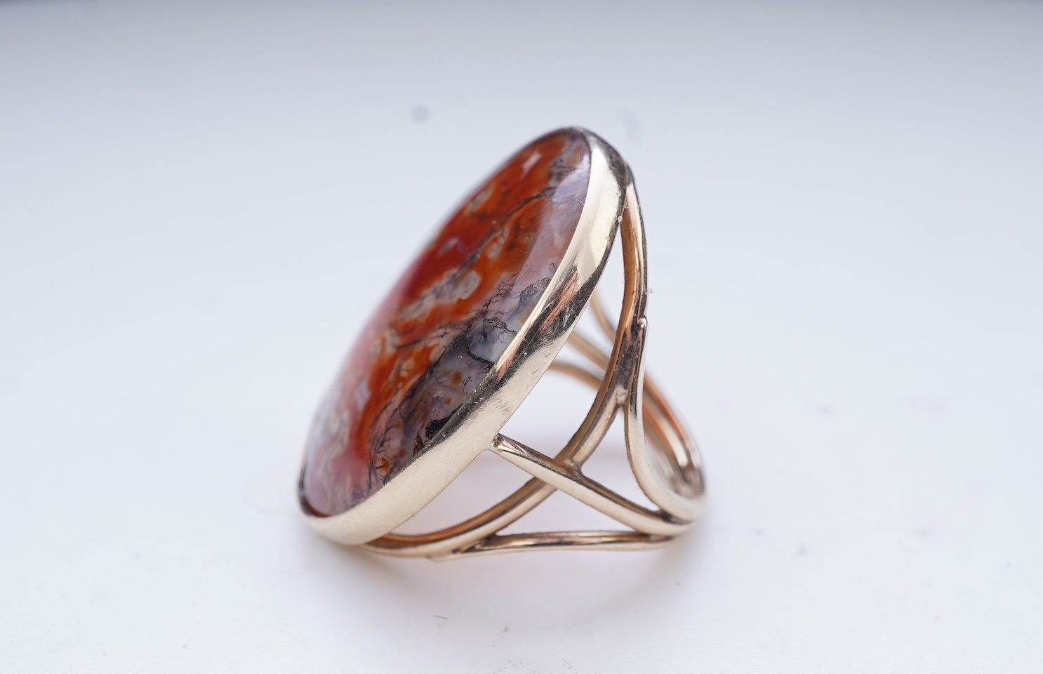 A jasper ring and pendant